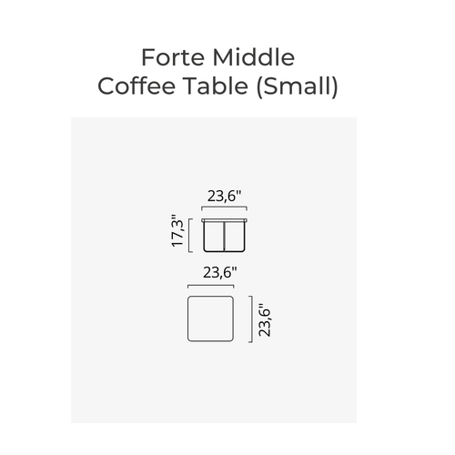 Forte Middle Coffee Table