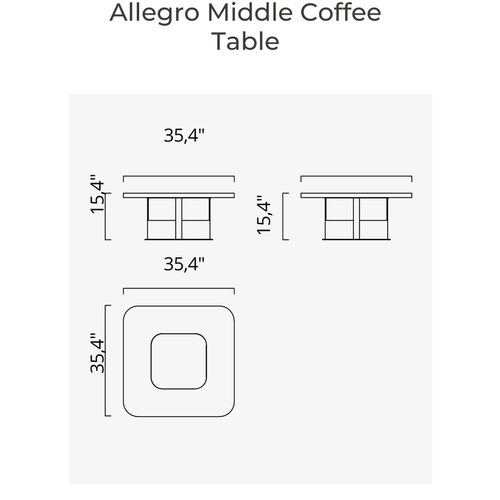 Allegro Middle Coffee Table