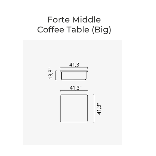 Forte Middle Coffee Table