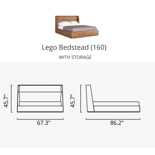 Lego Bedstead With Storage