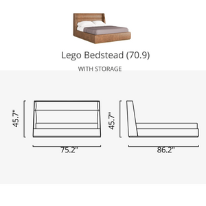 Lego Bedstead With Storage