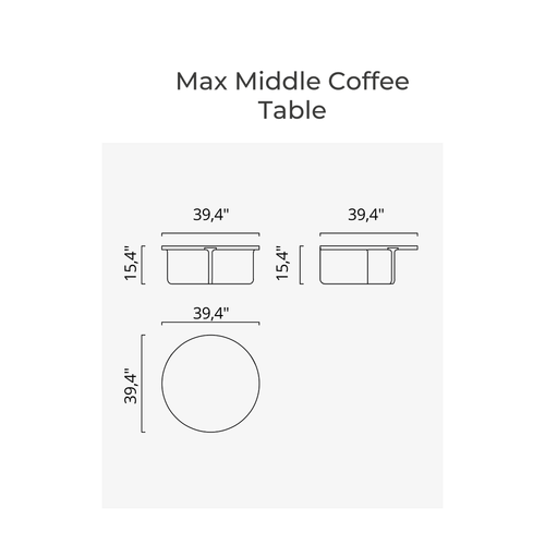 Max Middle Coffee Table