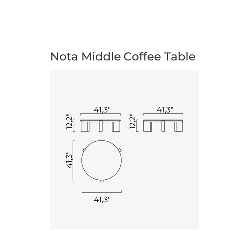 Nota Middle Coffee Table