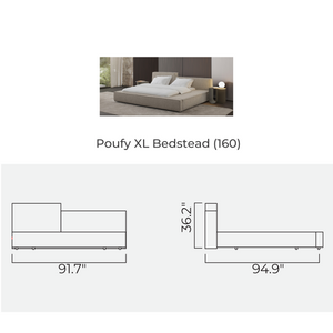 Poufy XL Bedstead