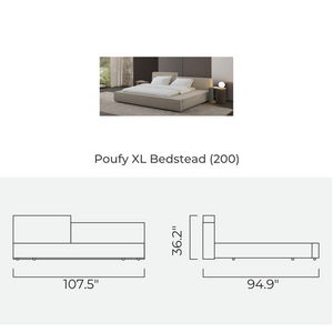 Poufy XL Bedstead