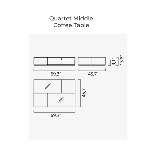 Quartet Coffee Table