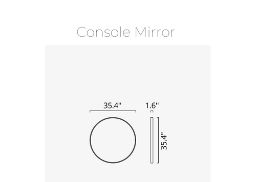 Toronto Console Mirror