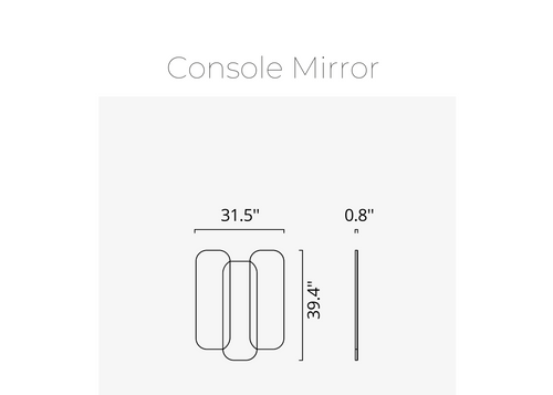 Versay Console Mirror