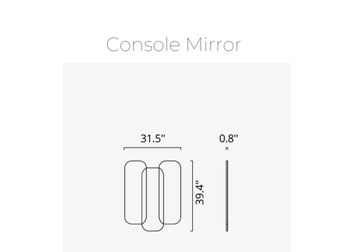 Versay Console Mirror