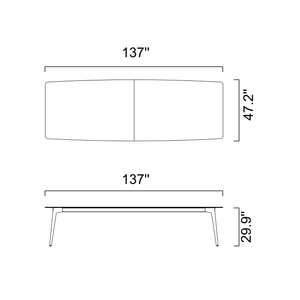 Sinter Flex Black Dining Table