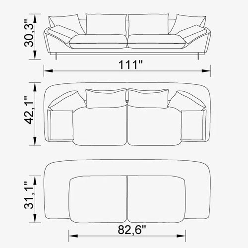 Air Bugatti Evo Sofa