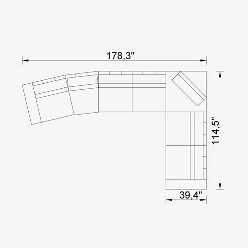 Cavalli Lemb Sectional