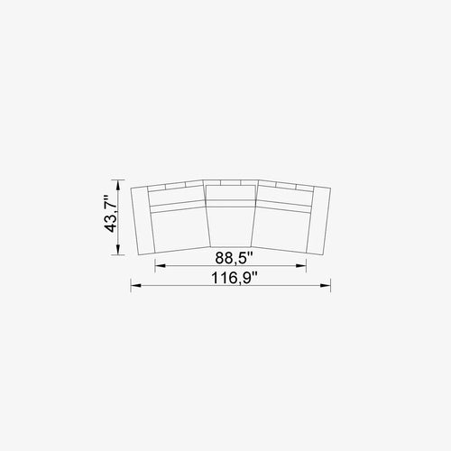 Cavalli Lemb Sectional