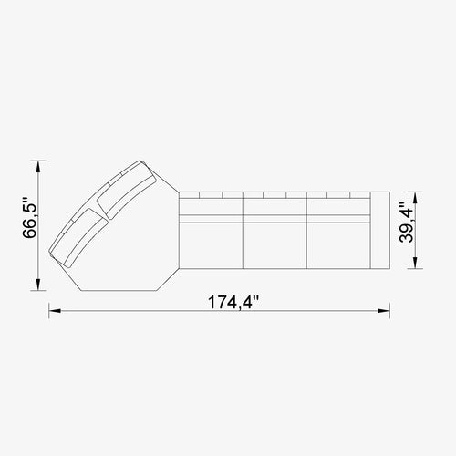 Cavalli Lemb Sectional