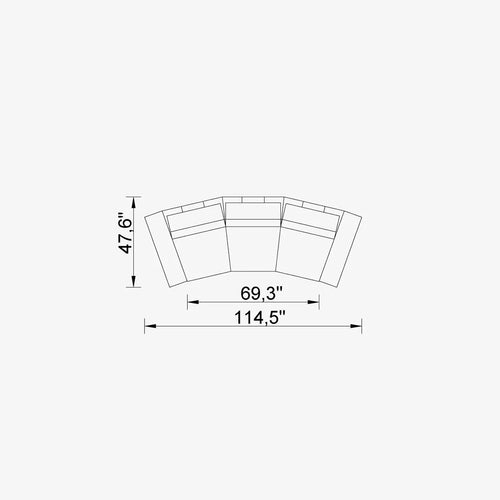 Cavalli Lemb Sectional