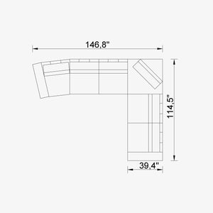 Cavalli Lemb Sectional