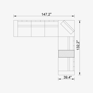 Cavalli Lemb Sectional