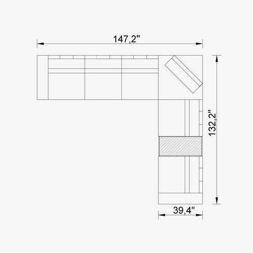 Cavalli Lemb Sectional