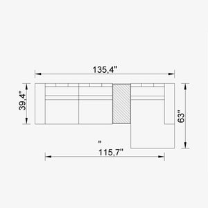 Cavalli Lemb Sectional