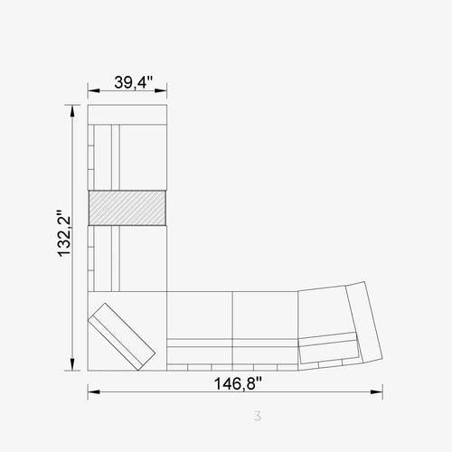 Cavalli Lemb Sectional