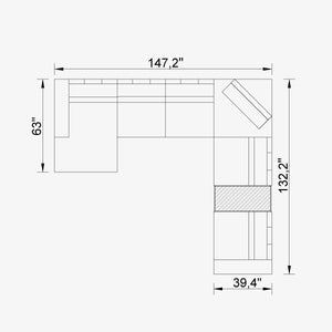 Cavalli Lemb Sectional