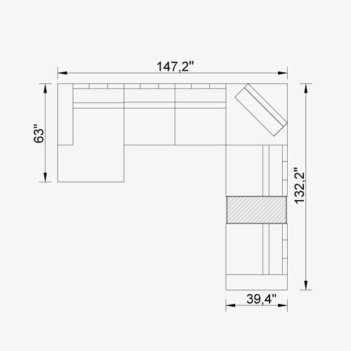 Cavalli Lemb Sectional