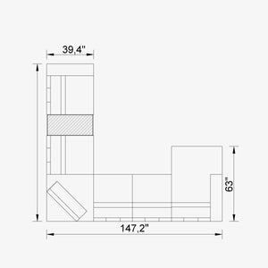 Cavalli Lemb Sectional