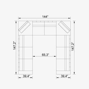 Cavalli Lemb Sectional