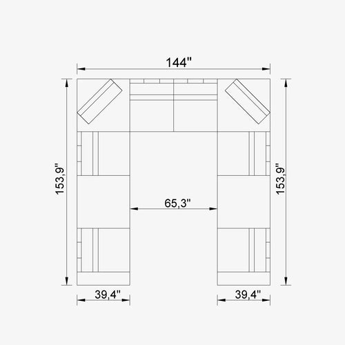 Cavalli Lemb Sectional