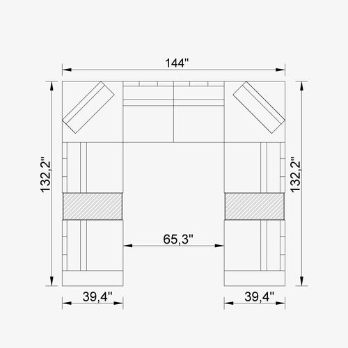 Cavalli Lemb Sectional