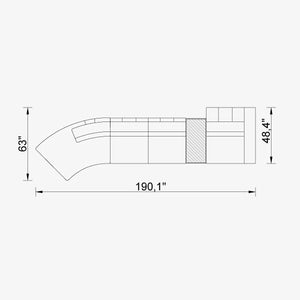 Cavalli Lemb Sectional