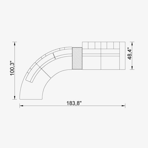 Cavalli Lemb Sectional