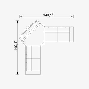 Cavalli Lemb Sectional