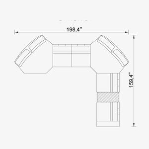 Cavalli Lemb Sectional