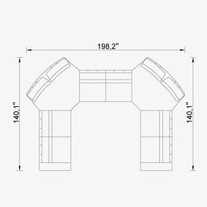 Cavalli Lemb Sectional