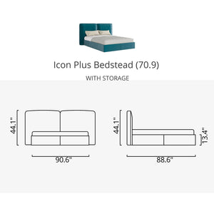 Icon Plus Bedstead With Storage