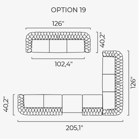 Aspendos Italian Sectional