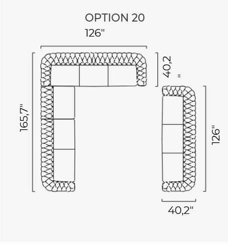 Aspendos Italian Sectional