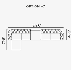 Aspendos Italian Sectional