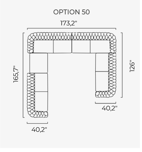 Aspendos Italian Sectional