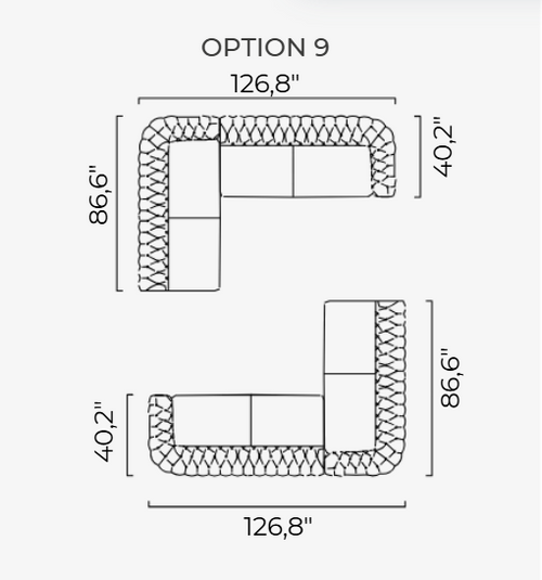 Aspendos Italian Sectional