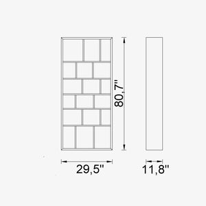 Puzzle Bookcase (Walnut)