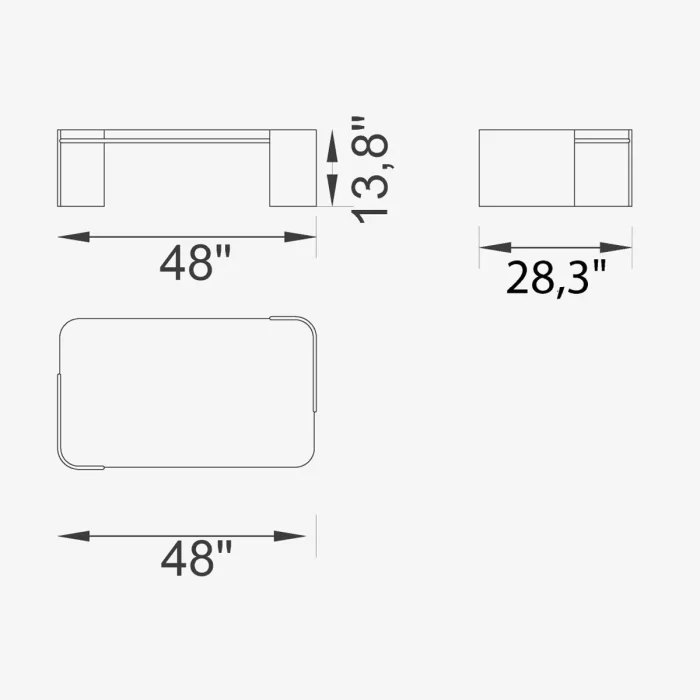 coffee table mono middle