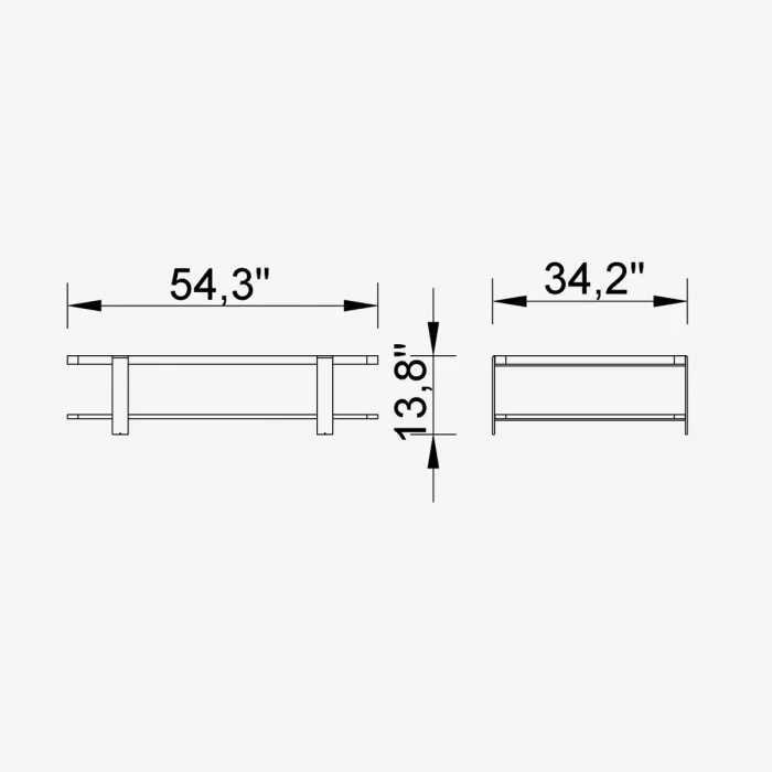 hector table middle coffee small