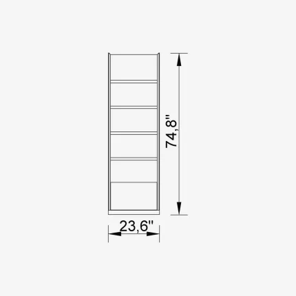 luis bookcase module small 1