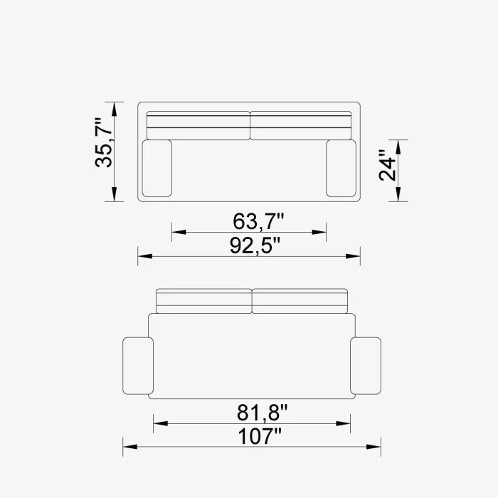 maestro 3 sofa