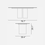 minera series dining tables vinci draw