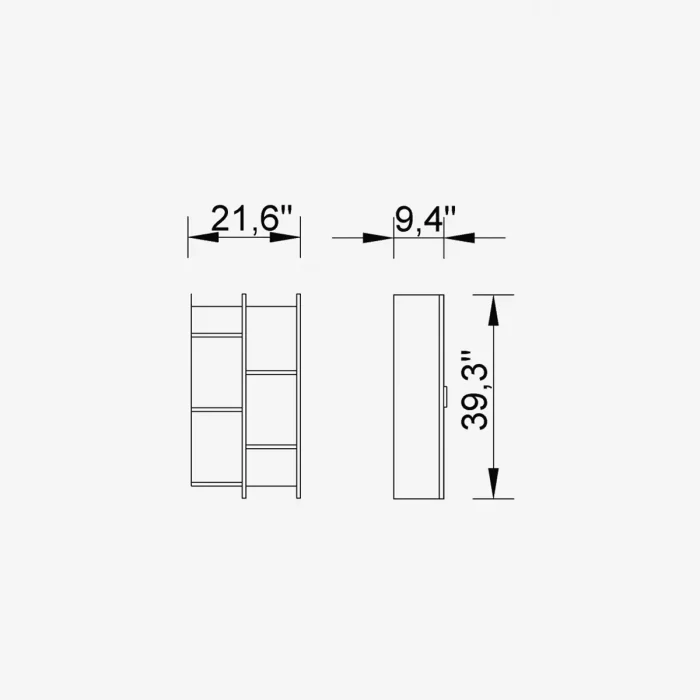 heritage top module shelf