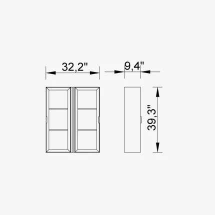 natura top module glass